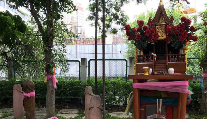 Bangkok Göttin Tubtim Schrein
