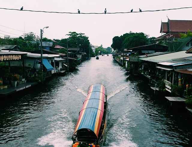 Thonburi Khlongs Bangkok Thailand Sehenswürdigkeiten Touristenattraktionen Reisetip