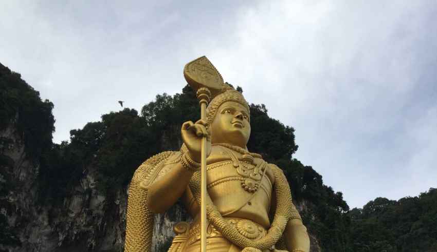 Statur am Eingangsbereich der Batu Caves